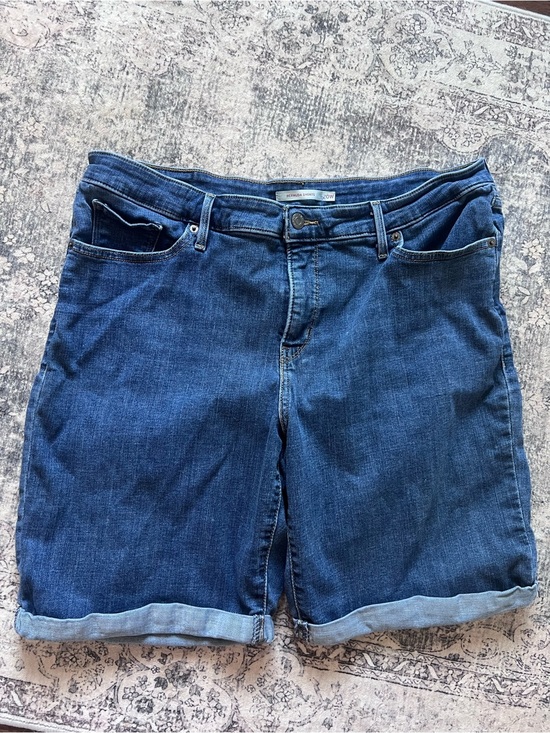Levi's Pants - Levi's Dark Blue Denim Bermuda Shorts Sz 20W